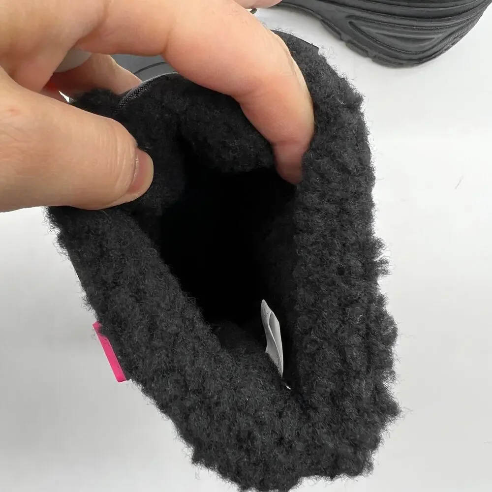Wonder Nation Toddler & Kids Winter Boots -5F Black Pink Size 9